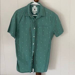 Button up: Denim and Flower Medium Slim Fit